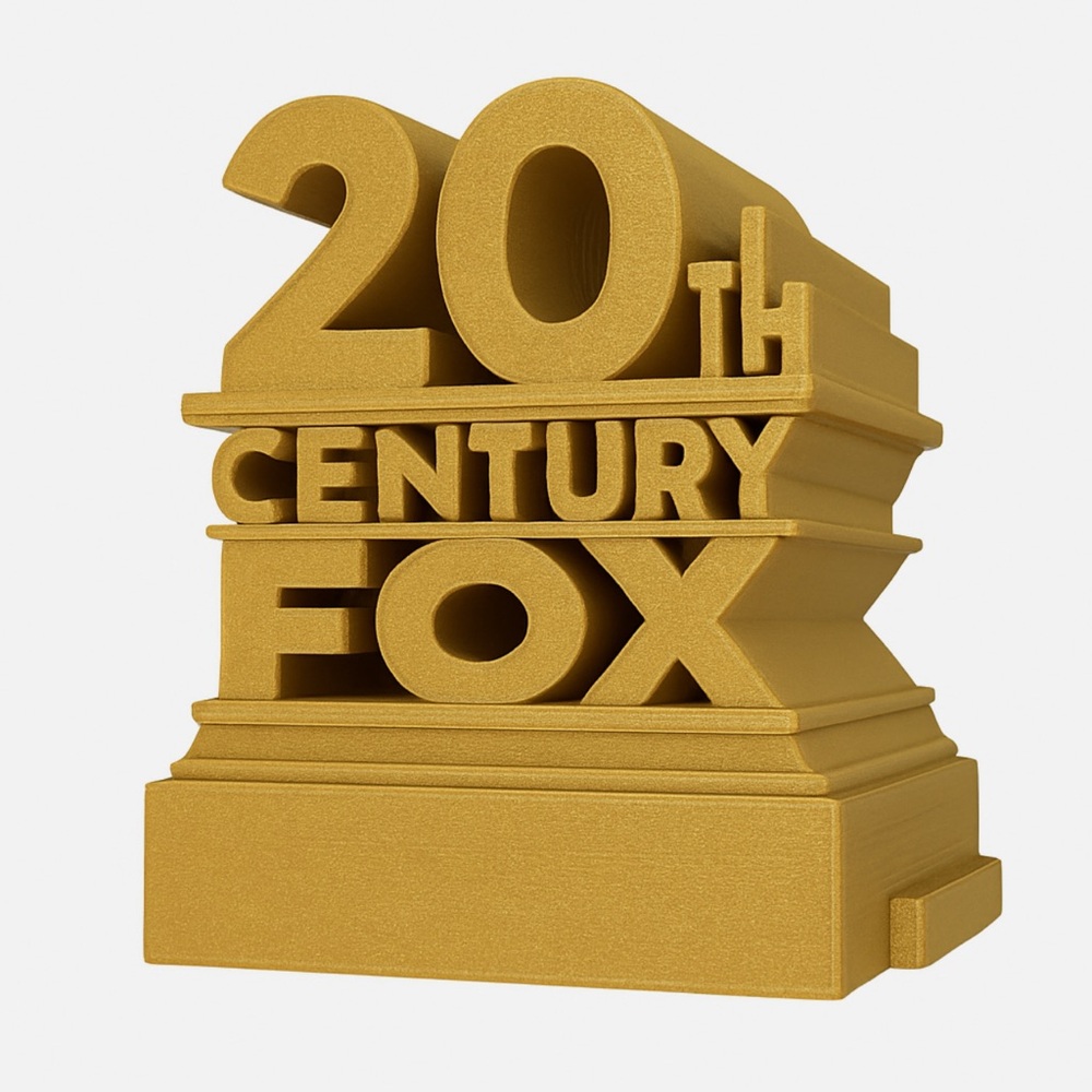 20th Century Fox Gold Logo Sculpture